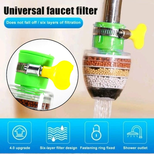 Fine Filter Faucet Anti Splash Water Saving Shower Head