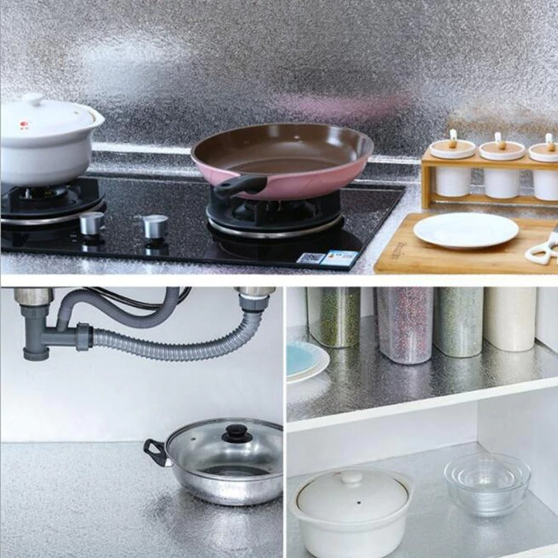 Self-Adhesive Kitchen Oil-Proof Sticker Roll | Waterproof