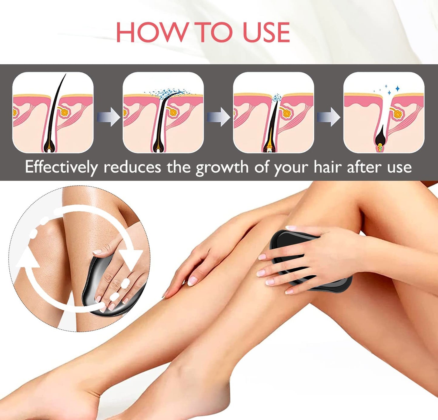 Crystal Hair Remover Easy Smooth Skin Solution