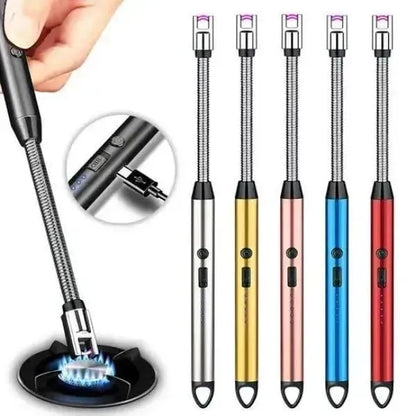 USB Rechargeable Electric Arc BBQ Lighter Windproof