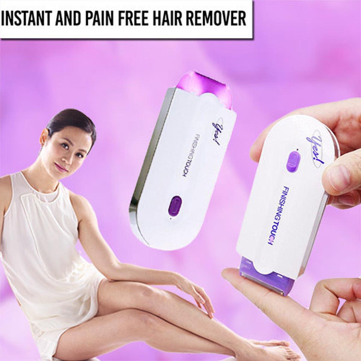 Rechargeable Painless Facial & Body Hair Removal Device for Women