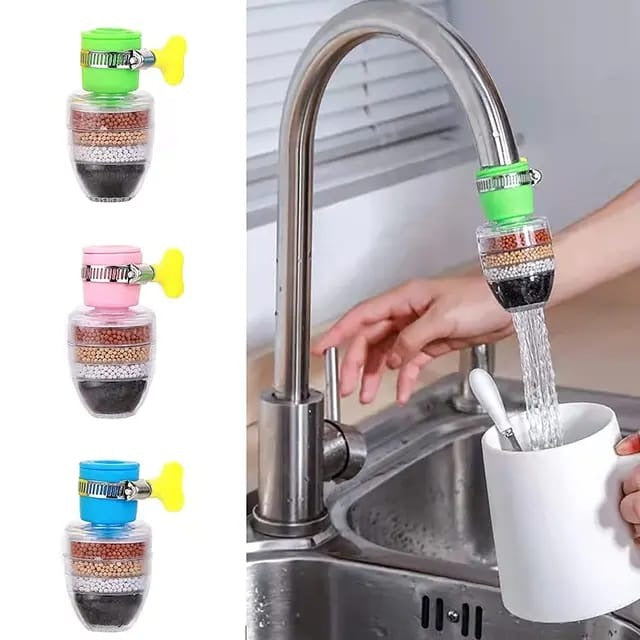 Fine Filter Faucet Anti Splash Water Saving Shower Head