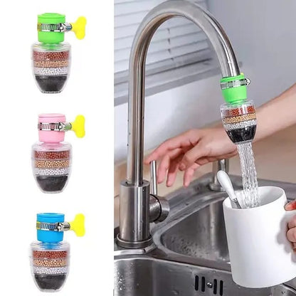 Fine Filter Faucet Anti Splash Water Saving Shower Head