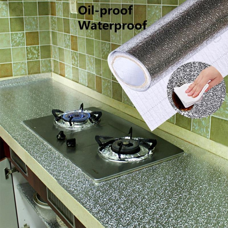 Self-Adhesive Kitchen Oil-Proof Sticker Roll | Waterproof