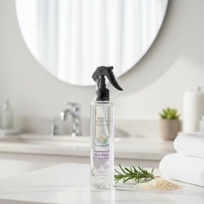 Bare Anatomy Rosemary & Rice Water Hair Growth Spray – 200ml | Strengthen & Thicken Hair