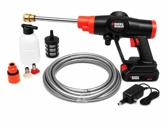 Automatic Cordless Car Wash Spray Gun – 21V Single Battery Wireless Foam Jet Washer, 600PSI High‑Pressure Cleaner (Without Box)
